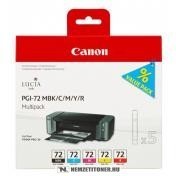Canon PGI-72 MBKCMYR multipack tintapatron /6402B009/, 5x14 ml | eredeti termék