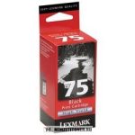   Lexmark 12A1975E Bk fekete #No.75 tintapatron, 40 ml | eredeti termék