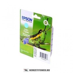 Epson T0335 LC világos ciánkék tintapatron /C13T03354010/, 17 ml | eredeti termék