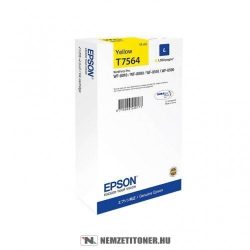 Epson T7564 Y sárga tintapatron /C13T756440/, 14ml | eredeti termék