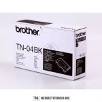   Brother TN-04 Bk fekete toner, 10.000 oldal | eredeti termék