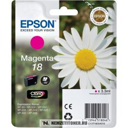 Epson T1803 M magenta tintapatron /C13T18034012/, 3,3ml | eredeti termék