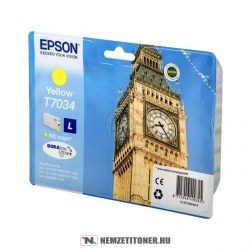 Epson T7034 Y sárga tintapatron /C13T70344010/, 9,6ml | eredeti termék