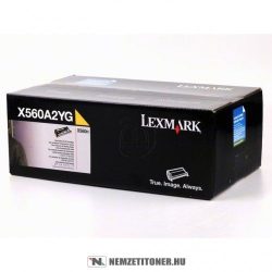 Lexmark X560 Y sárga toner /X560A2YG/, 4.000 oldal | eredeti termék