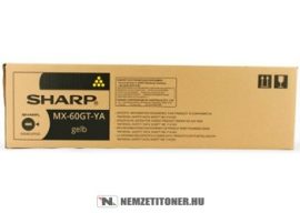 Sharp MX-60 GTYB Y sárga toner, 12.000 oldal | eredeti termék
