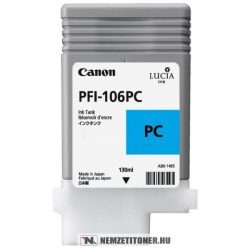 Canon PFI-106 PC fényes ciánkék tintapatron /6625B001/, 130 ml | eredeti termék