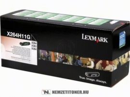 Lexmark X264, X364 XL nagykapacitású toner /X264H11G/, 9.000 oldal | eredeti termék