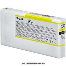 Epson T9134 Y sárga tintapatron /C13T913400/, 200ml | eredeti termék