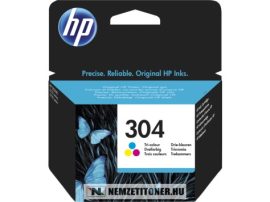 HP N9K05AE színes #No.304 tintapatron, 2 ml | eredeti termék
