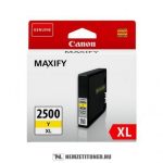   Canon PGI-2500XL Y nagykapacitású sárga tintapatron /9267B001/, 19,3 ml | eredeti termék