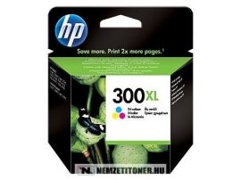HP CC644EE színes #No.300 XL tintapatron, 11 ml | eredeti termék
