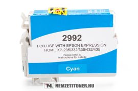 Epson T2992 XXL C ciánkék tintapatron /C13T29924010/, 15ml | utángyártott import termék