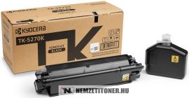 Kyocera TK-5270 K fekete toner /1T02TV0NL0/, 8.000 oldal | eredeti termék