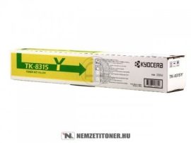 Kyocera TK-8315 Y sárga toner /1T02MVANL0/, 6.000 oldal | eredeti termék