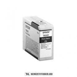 Epson T8501 PBK fekete fotó tintapatron /C13T850100/, 80ml | eredeti termék