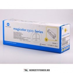 Konica Minolta MagiColor 2300 Y sárga toner /4576-315, 171-0517-002/, 1.500 oldal | eredeti termék