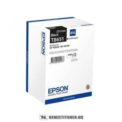 Epson T8651 Bk fekete tintapatron /C13T865140/, 221ml | eredeti termék