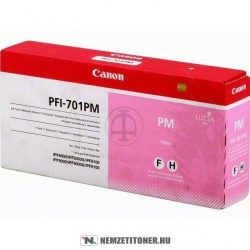 Canon PFI-701 PM fényes magenta tintapatron /0905B001/, 700 ml | eredeti termék
