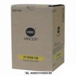Konica Minolta CF 1501 Y sárga toner /8937-424, Y3B/, 10.000 oldal, 290 gramm | eredeti termék