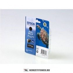 Epson T1571 Bk fekete tintapatron /C13T15714010/, 25,9ml | eredeti termék