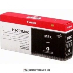Canon PFI-701 MBK matt fekete tintapatron /0899B001/, 700 ml | eredeti termék