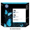 HP CB349A B kék #No.70 -2db tintapatron, 130 ml | eredeti termék