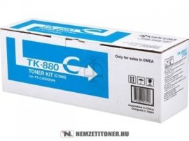 Kyocera TK-880 C ciánkék toner /1T02KACNL0/, 18.000 oldal | eredeti termék