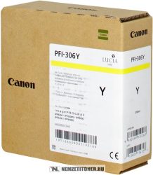 Canon PFI-306 Y sárga tintapatron /6660B001/, 330 ml | eredeti termék