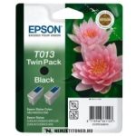   Epson T01302 fekete tintapatron duopack /C13T01340210/, 2x10 ml | eredeti termék