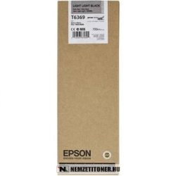 Epson T6369 LLBk világos-világos fekete tintapatron /C13T636900/, 700ml | eredeti termék