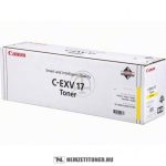 Canon C-EXV 17 Y sárga toner /0259B002/ | eredeti termék