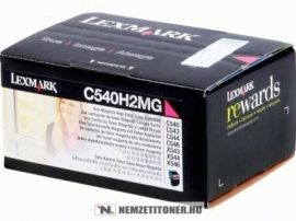 Lexmark C540, C543, C544 M magenta XL toner /C540H1MG/, 2.000 oldal | eredeti termék