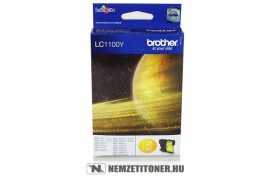 Brother LC-1100 Y sárga tintapatron, 7,5 ml | eredeti termék
