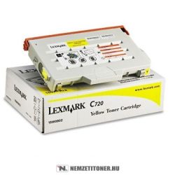 Lexmark C720 Y sárga toner /15W0902/, 7.200 oldal | eredeti termék