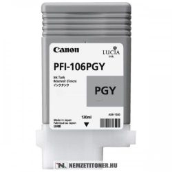 Canon PFI-106 PGY fényes szürke tintapatron /6631B001/, 130 ml | eredeti termék