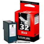   Lexmark 18C0032E Bk fekete #No.32 tintapatron, 13 ml | eredeti termék