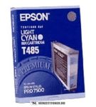   Epson T485 LC világos ciánkék tintapatron /C13T485011/, 110 ml | eredeti termék
