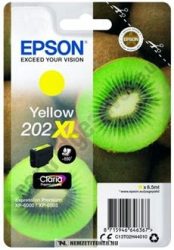 Epson T02H4 Y sárga tintapatron /C13T02H44010, 202XL/, 8,5 ml | eredeti termék