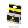 Lexmark 14L0177E Y sárga #No.210XL tintapatron, 82 ml | eredeti termék