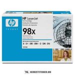   HP 92298X - 98X - fekete toner, 8.800 oldal | eredeti termék
