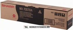 Sharp MX-70 GTBA Bk fekete toner, 42.000 oldal | eredeti termék