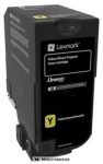 Lexmark CS 720 Y sárga XL toner /74C2SYE/, 7.000 oldal | eredeti termék