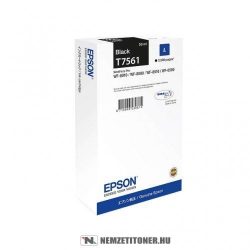 Epson T7561 Bk fekete tintapatron /C13T756140/, 50ml | eredeti termék