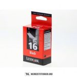   Lexmark 10N0016E Bk fekete #No.16 tintapatron, 14 ml | eredeti termék