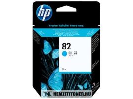 HP CH566A C ciánkék #No.82 tintapatron, 28 ml | eredeti termék
