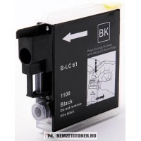 Brother LC-980 / LC-1100 BK fekete tintapatron | utángyártott import termék