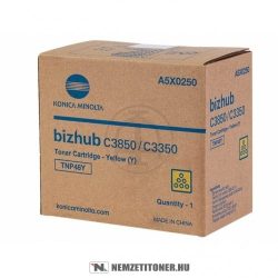 Konica Minolta Bizhub C3350, C3850 Y sárga toner /A5X0250, TNP-48Y/, 10.000 oldal | eredeti termék