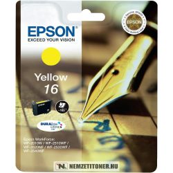 Epson T1624 Y sárga tintapatron /C13T16244012/, 3,1ml | eredeti termék