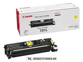 Canon CRG-701L Y sárga toner /9288A003/, 2.000 oldal | eredeti termék