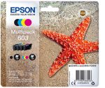   Epson T03U6 Bk,C,M,Y multipack tintapatron /C13T03U64010, 603/, 3,4ml+3x2,4ml | eredeti termék